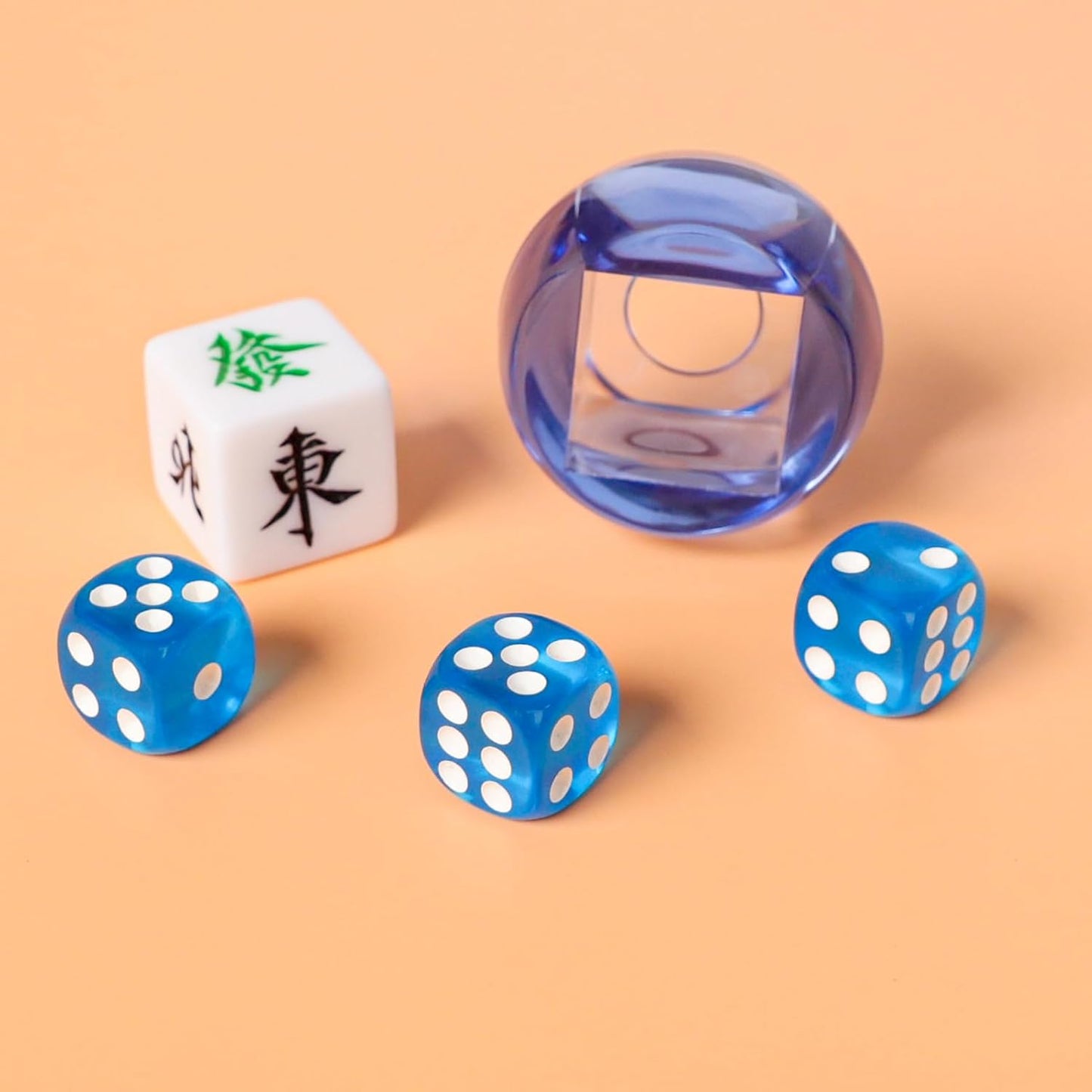 American Mahjongg Tiles – with 3 dice, 100 money chips, 1 wind indicator, a carry bag
