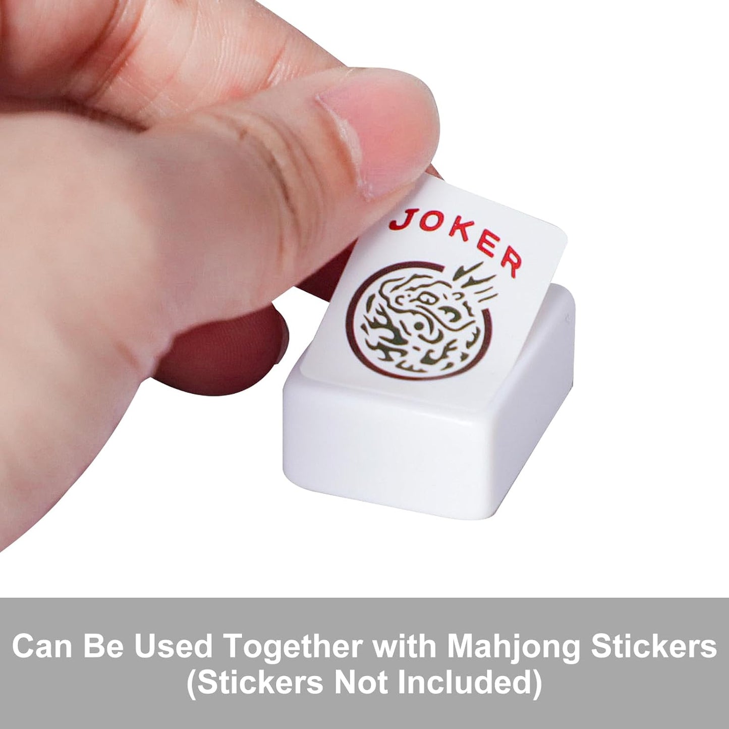 Blank Mahjong Tiles Set, 32 Pieces, Replace Lost Standard Sized American Mahjong Tiles & Can Be Used Together with Mahjongg Stickers (Stickers Not Included)