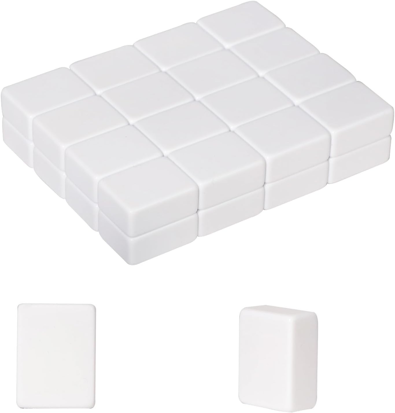 Blank Mahjong Tiles Set, 32 Pieces, Replace Lost Standard Sized American Mahjong Tiles & Can Be Used Together with Mahjongg Stickers (Stickers Not Included)