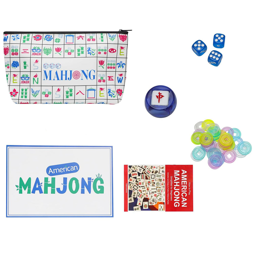 American Mahjong Set | 160 Engraved Acrylic Tiles
