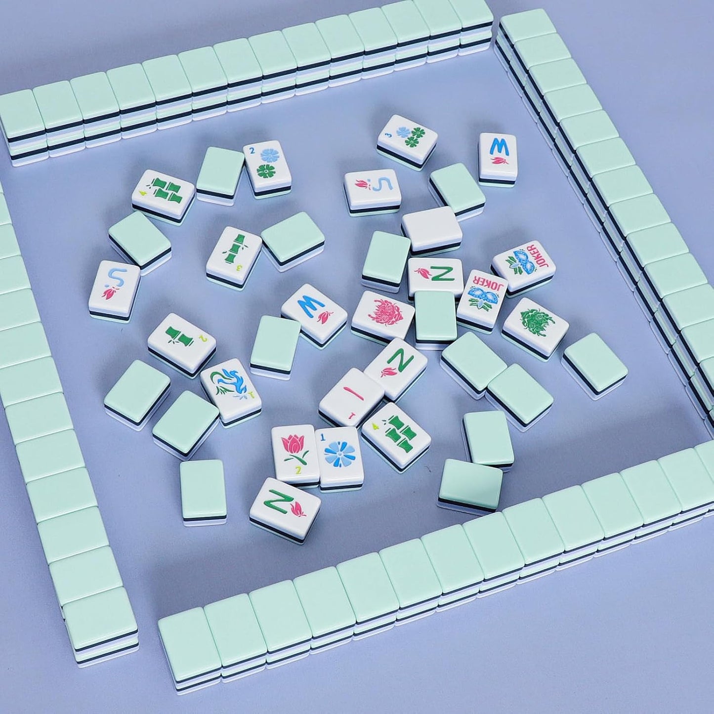 American Mahjong Set | 160 Engraved Acrylic Tiles