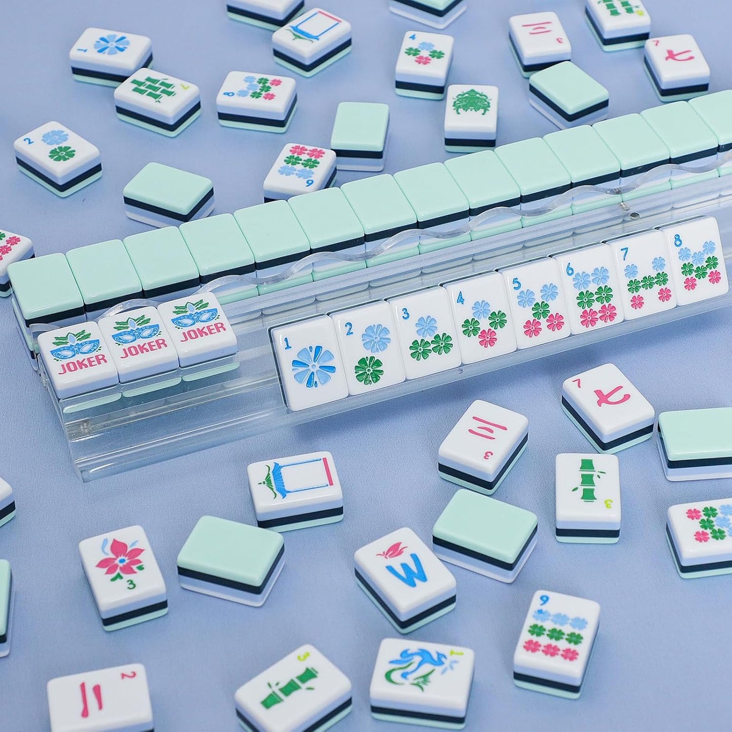 American Mahjong Set | 160 Engraved Acrylic Tiles