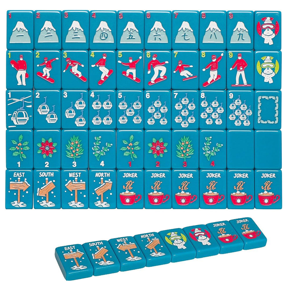 American Mahjong Set | 160 Engraved Acrylic Tiles