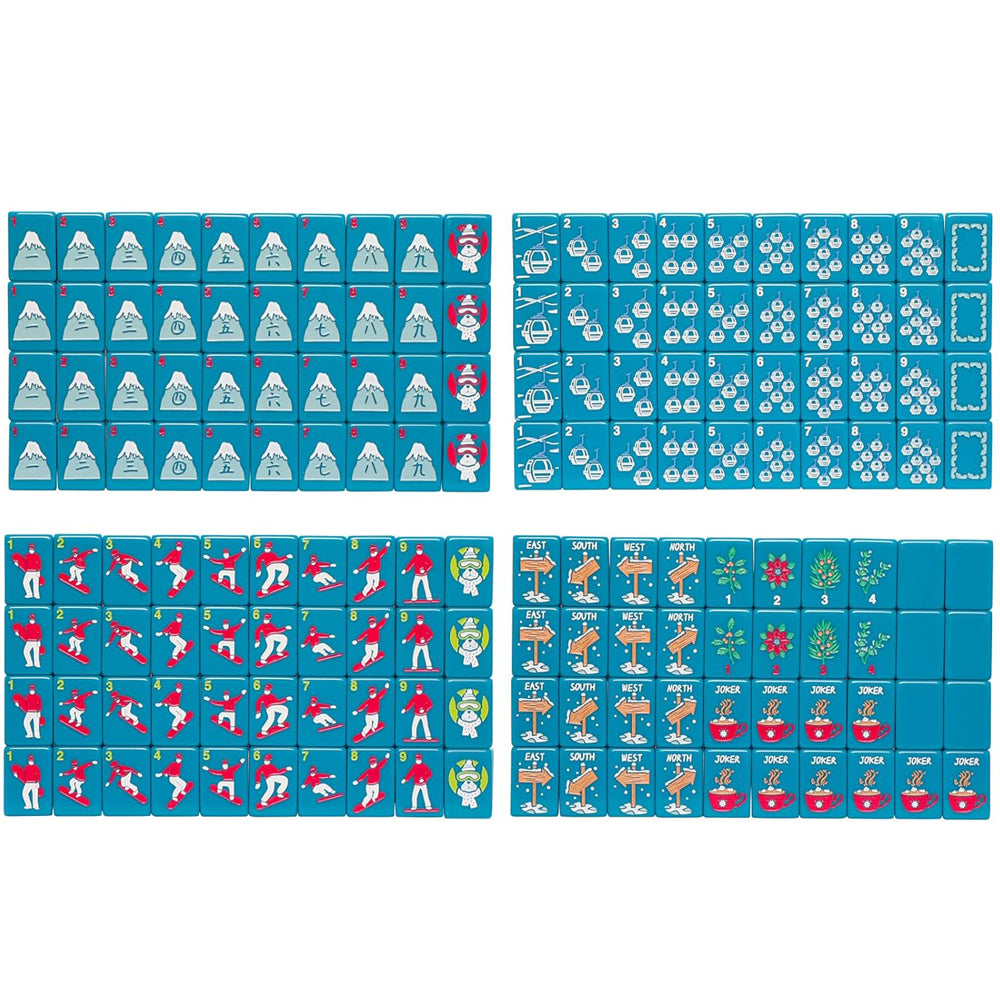 American Mahjong Set | 160 Engraved Acrylic Tiles