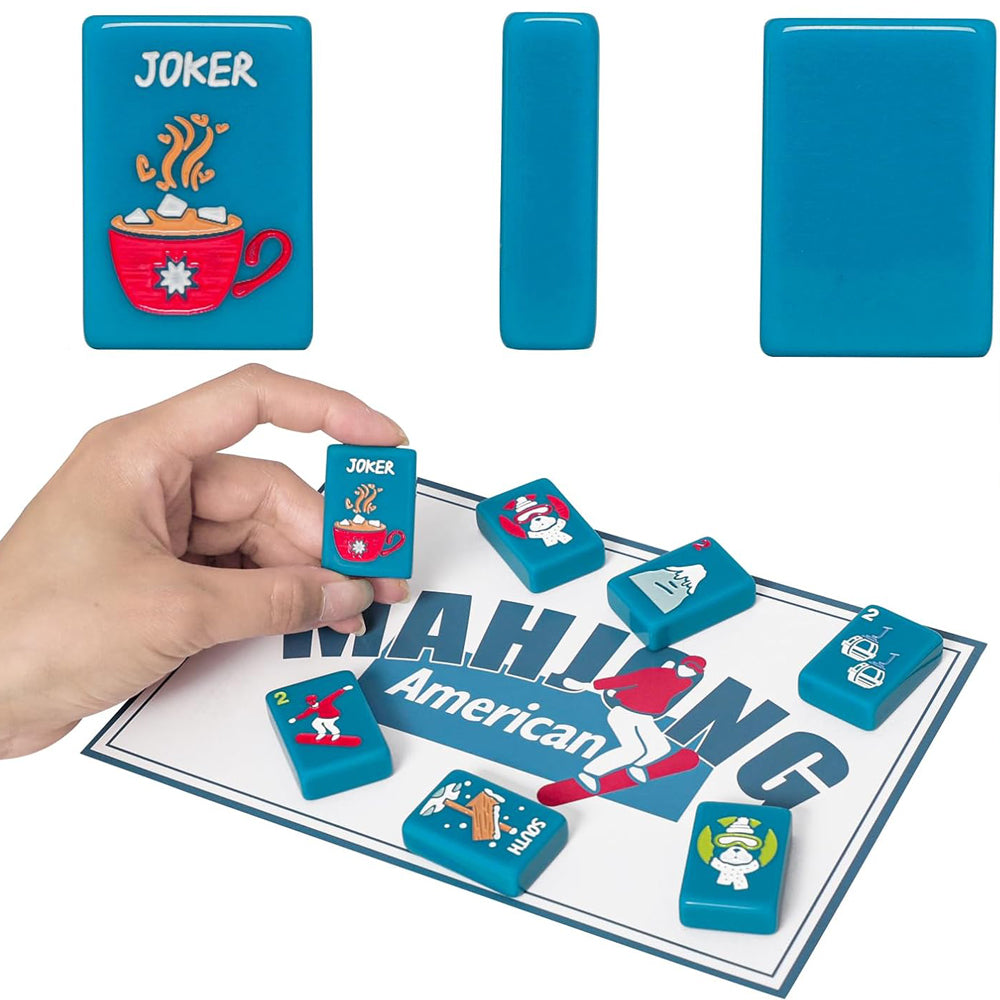 American Mahjong Set | 160 Engraved Acrylic Tiles